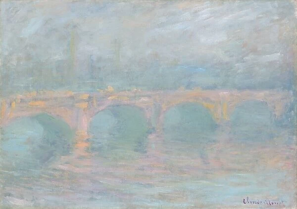 Waterloo Bridge, London, at Sunset, 1904. Creator: Claude Monet