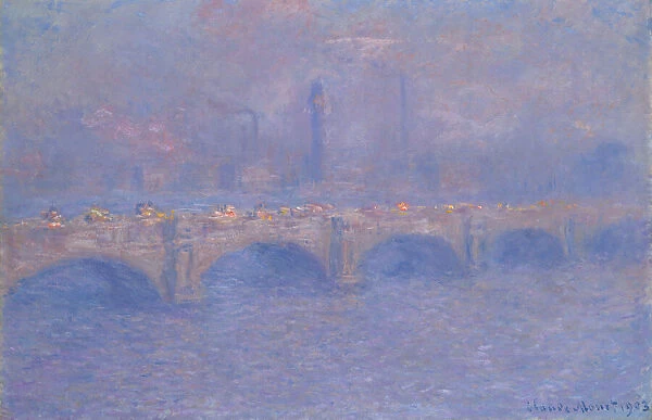 Waterloo Bridge, Sunlight Effect, 1903. Creator: Claude Monet