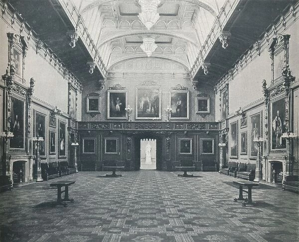The Waterloo Chamber Windsor Castle, c1899, (1901). Artist: Eyre & Spottiswoode