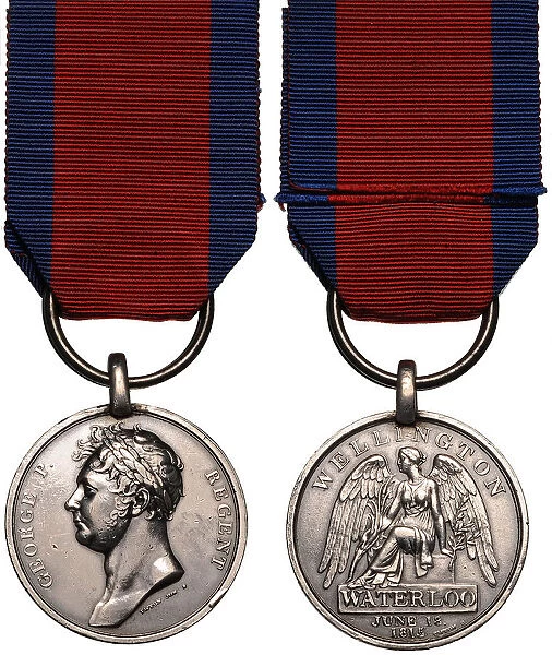 The Waterloo Medal. Artist: Orders, decorations and medals