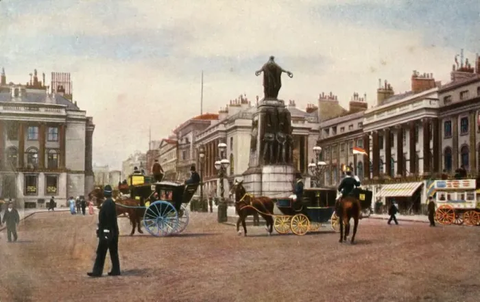 Framed Print : Waterloo Place, London, 1905. Creator: Unknown Framed Print : Waterloo Place, London, 1905. Creator: Unknown