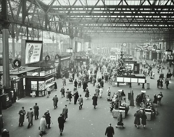 Waterloo Station, Lambeth, London, 1960