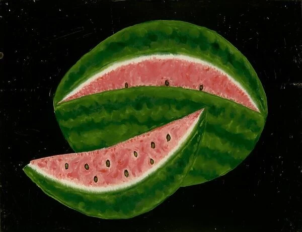 Watermelon, mid 19th century. Creator: Unknown