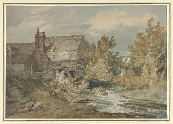 Watermill near a Flowing Brook, 1795-1797. Creator: JMW Turner