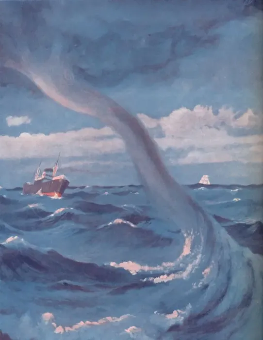 Framed Print : The Waterspout That Joins Cloud and Sea, 1935 Framed Print : The Waterspout That Joins Cloud and Sea, 1935