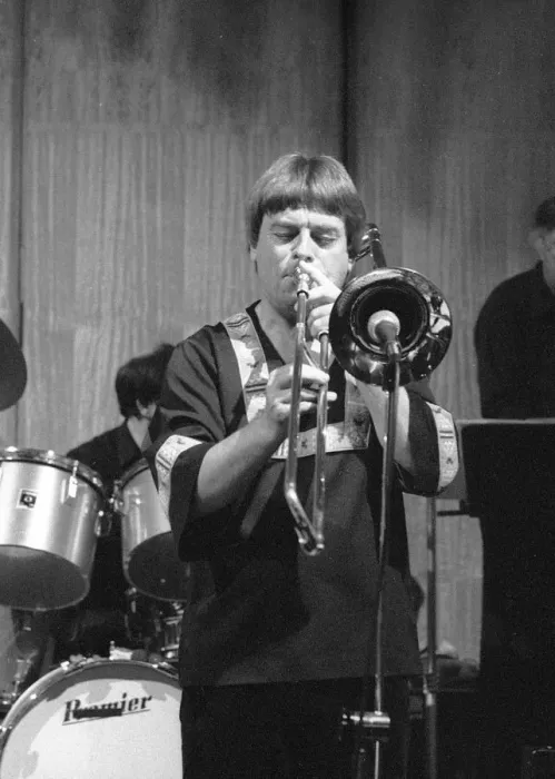 Framed Print : Bill Watrous, Fairfield Halls, Croydon, London, July 1985. Creator: Brian O Connor Framed Print : Bill Watrous, Fairfield Halls, Croydon, London, July 1985. Creator: Brian O Connor