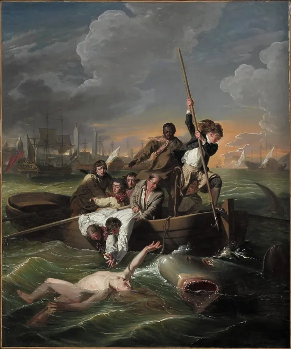 Framed Print : Watson and the Shark, 1782. Creator: John Singleton Copley Framed Print : Watson and the Shark, 1782. Creator: John Singleton Copley
