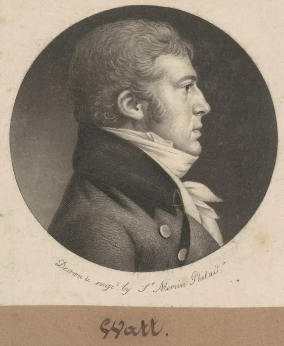 Framed Print : Watt, 1802. Creator: Charles Balthazar Julien Fevret de Saint-Memin Framed Print : Watt, 1802. Creator: Charles Balthazar Julien Fevret de Saint-Memin