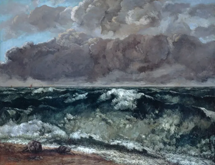 Framed Print : The Wave, 1867-1869. Artist: Courbet, Gustave (1819-1877) Framed Print : The Wave, 1867-1869. Artist: Courbet, Gustave (1819-1877)