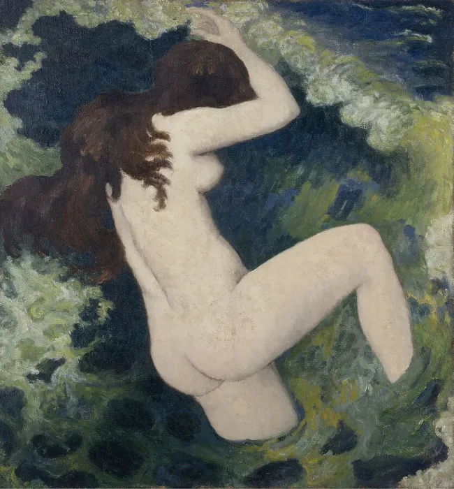 Framed Print : The Wave. Artist: Maillol, Aristide (1861-1944) Framed Print : The Wave. Artist: Maillol, Aristide (1861-1944)