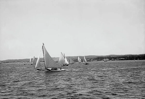 Wawa, start of 30s, N.Y.Y.C. [New York Yacht Club], 1896 June 11. Creator: Johns Johnston