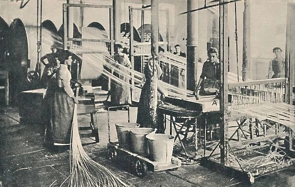 A Wax Taper-making Plant, 1917