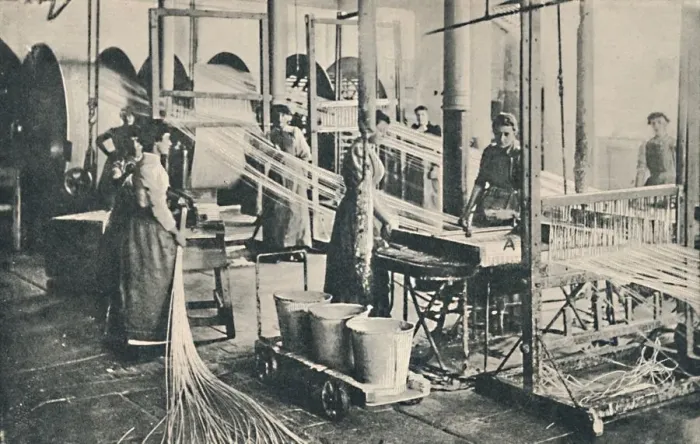 Framed Print : A Wax Taper-making Plant, 1917 Framed Print : A Wax Taper-making Plant, 1917