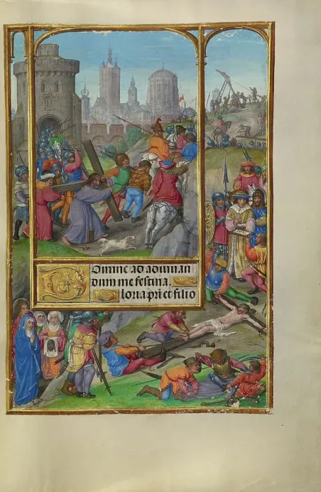 Framed Print : The Way to Calvary; Spinola Hours, about 1510-1520. Creator: Master of James IV of Scotland Framed Print : The Way to Calvary; Spinola Hours, about 1510-1520. Creator: Master of James IV of Scotland