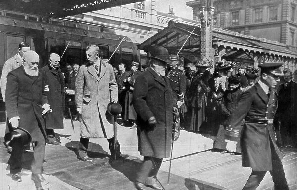 On His Way to His Own Country For the Last Time, King Edwards Return From Biarritz, 1910