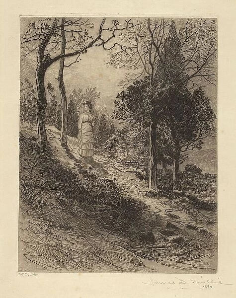 The Way to the River, 1880. Creator: James David Smillie