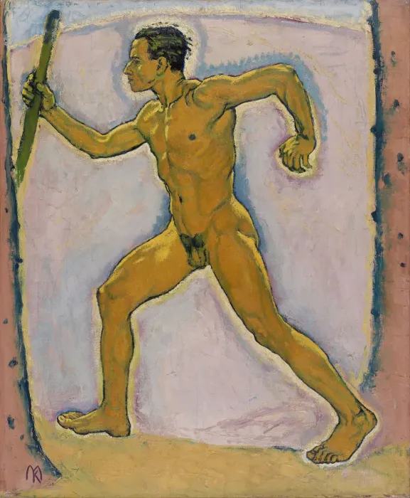 Framed Print : The Wayfarer, 1914. Artist: Moser, Koloman (1868-1918) Framed Print : The Wayfarer, 1914. Artist: Moser, Koloman (1868-1918)