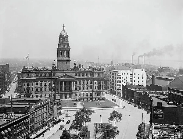 Wayne County Building, Detroit, Mich. between 1902 and 1920. Creator: Unknown