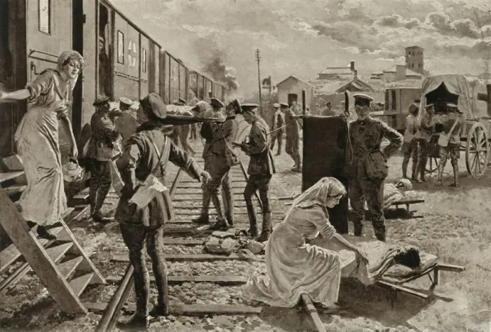 Framed Print : Wayside Calvary in France, 1916. Creator: Unknown