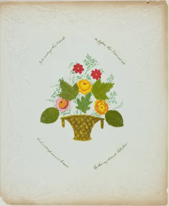 Framed Print : Is it Weakness thus to Dwell (valentine), n. d. Creator: George Kershaw Framed Print : Is it Weakness thus to Dwell (valentine), n. d. Creator: George Kershaw