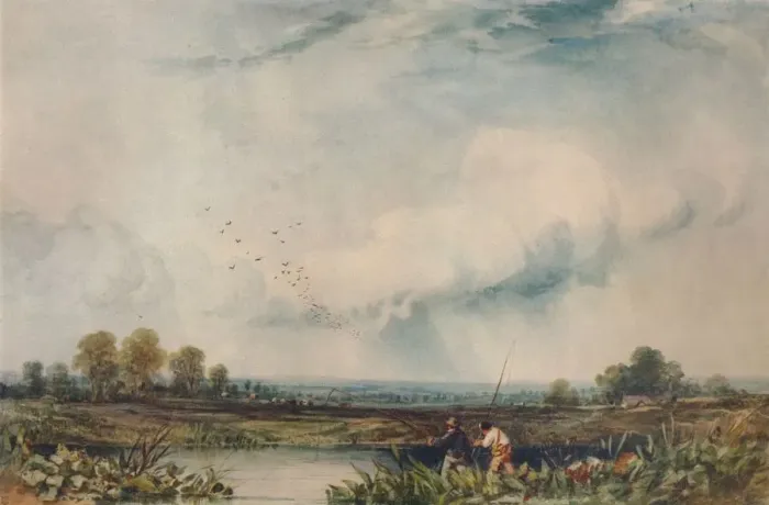 Framed Print : In the Weald of Kent, c1861. Artist: Thomas Creswick Framed Print : In the Weald of Kent, c1861. Artist: Thomas Creswick