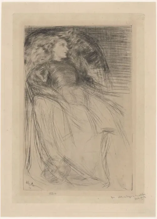 Framed Print : Weary, 1863. Creator: James Abbott McNeill Whistler Framed Print : Weary, 1863. Creator: James Abbott McNeill Whistler