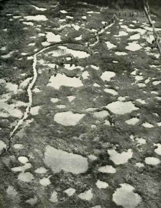 Framed Print : How The Weather Hindered the Advance, (1919). Creator: Unknown Framed Print : How The Weather Hindered the Advance, (1919). Creator: Unknown