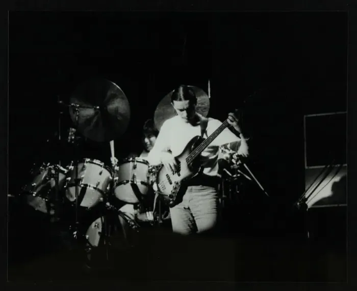 Framed Print : Weather Report in Concert at Colston Hall, Bristol, October 1977. Artist: Denis Williams Framed Print : Weather Report in Concert at Colston Hall, Bristol, October 1977. Artist: Denis Williams
