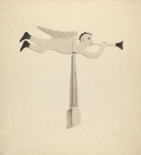 Weather Vane - Angel Gabriel, c. 1938. Creator: Howard Weld