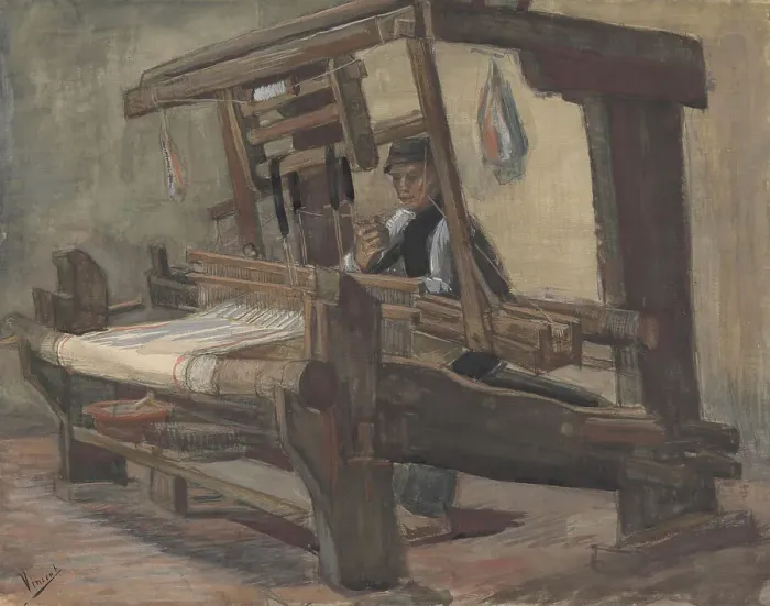 Framed Print : Weaver. Found in the Collection of Van Gogh Museum, Amsterdam