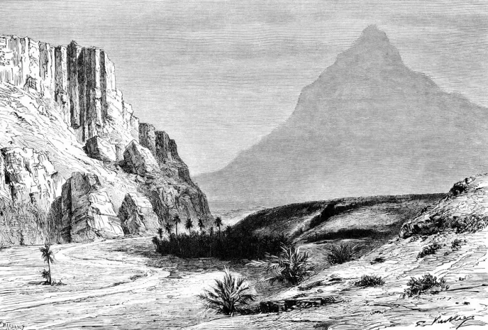 Framed Print : Web El-Halluf, near Figuig, Morocco, 1895 Framed Print : Web El-Halluf, near Figuig, Morocco, 1895
