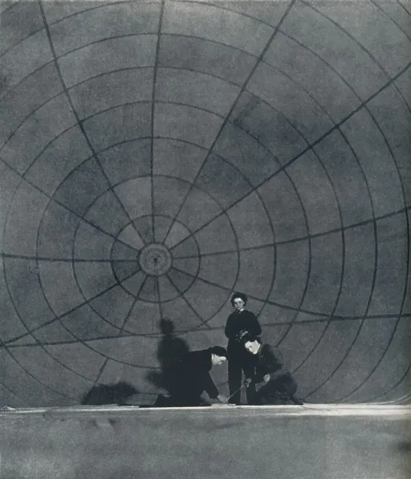 Framed Print : The web (WaFS working on a balloon), 1941. Artist: Cecil Beaton Framed Print : The web (WaFS working on a balloon), 1941. Artist: Cecil Beaton