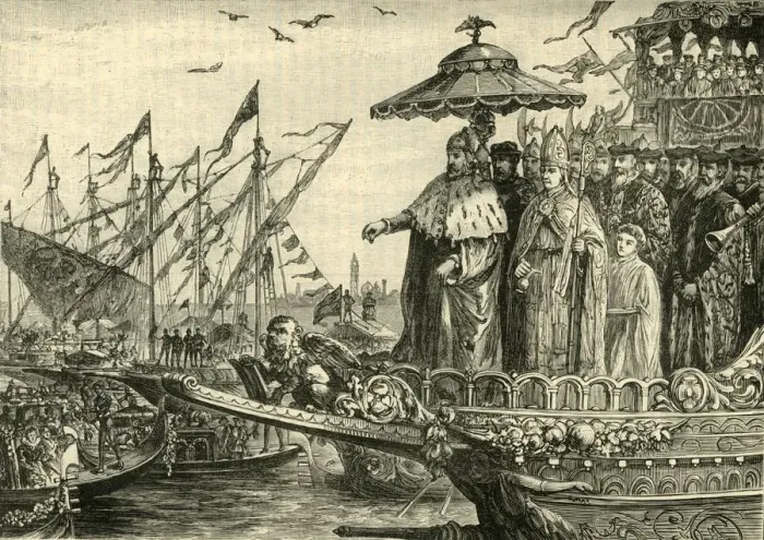 Framed Print : The Wedding of the Adriatic, (c991-1009), 1890. Creator: Unknown Framed Print : The Wedding of the Adriatic, (c991-1009), 1890. Creator: Unknown