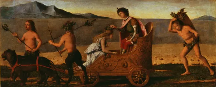 Framed Print : Wedding of Bacchus and Ariadne, 1505. Artist: Cima da Conegliano, Giovanni Battista (ca. 1459-1517) Framed Print : Wedding of Bacchus and Ariadne, 1505. Artist: Cima da Conegliano, Giovanni Battista (ca. 1459-1517)