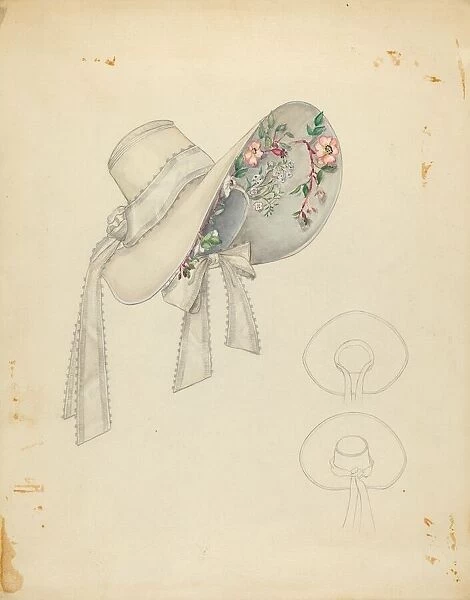 Wedding Bonnet, c. 1936. Creator: Nancy Crimi