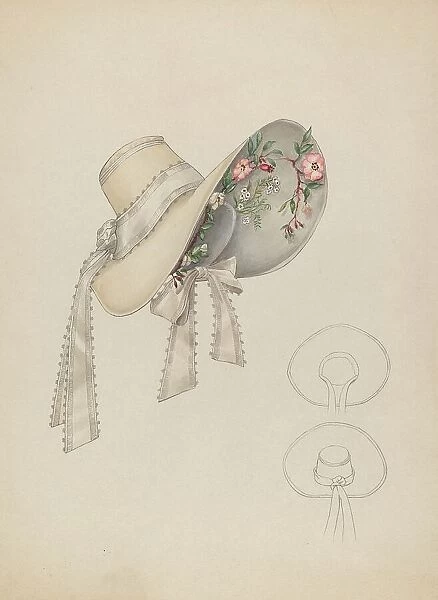 Wedding Bonnet, c. 1937. Creator: Louis Maldarelli