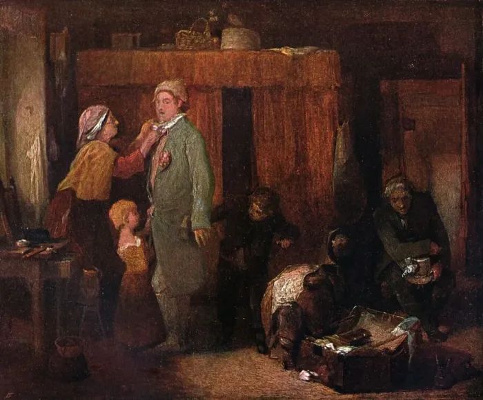 Framed Print : The Wedding-Day, c1845 (1904). Artist: William Mulready Framed Print : The Wedding-Day, c1845 (1904). Artist: William Mulready