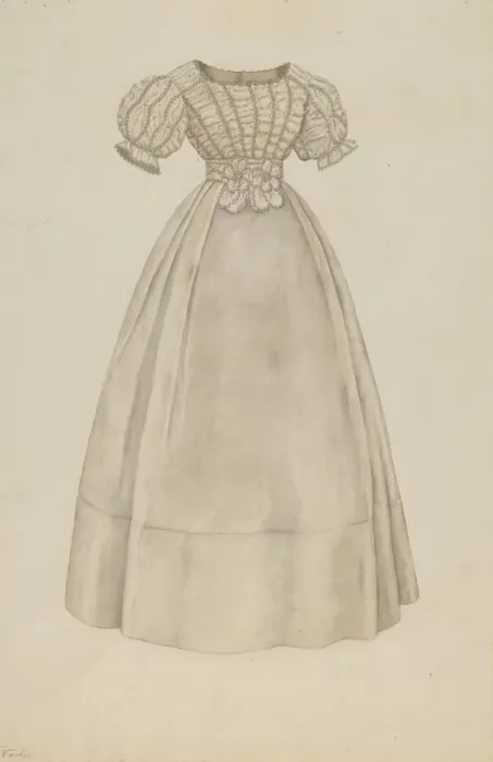 Framed Print : Wedding Dress, c. 1938. Creator: Catherine Fowler Framed Print : Wedding Dress, c. 1938. Creator: Catherine Fowler