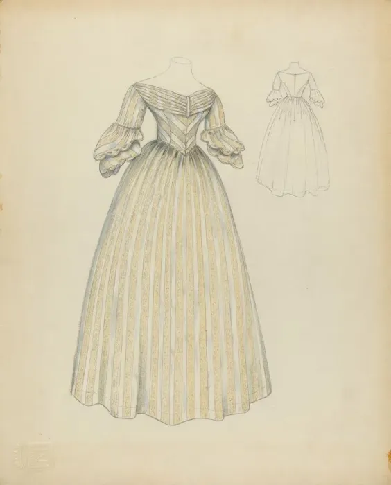 Framed Print : Wedding Dress, c. 1940. Creator: Margaret Concha Framed Print : Wedding Dress, c. 1940. Creator: Margaret Concha