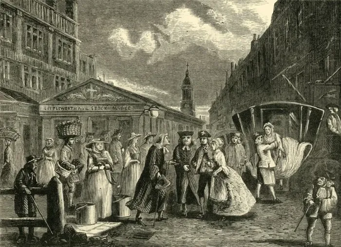 Framed Print : A Wedding in the Fleet, c1740s, (c1872). Creator: Unknown Framed Print : A Wedding in the Fleet, c1740s, (c1872). Creator: Unknown