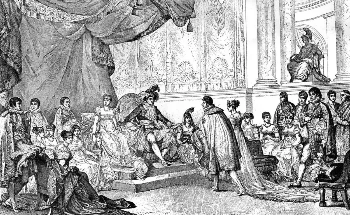 Framed Print : The wedding of Jerome Bonaparte, 22nd August 1807 (1882-1884) Framed Print : The wedding of Jerome Bonaparte, 22nd August 1807 (1882-1884)