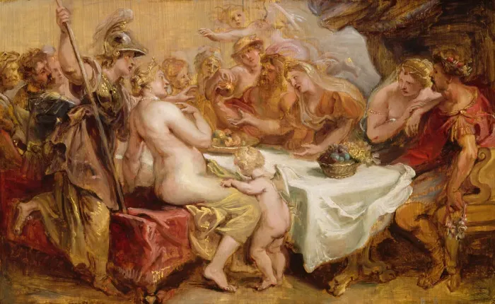 Framed Print : The Wedding of Peleus and Thetis, 1636. Creator: Peter Paul Rubens Framed Print : The Wedding of Peleus and Thetis, 1636. Creator: Peter Paul Rubens