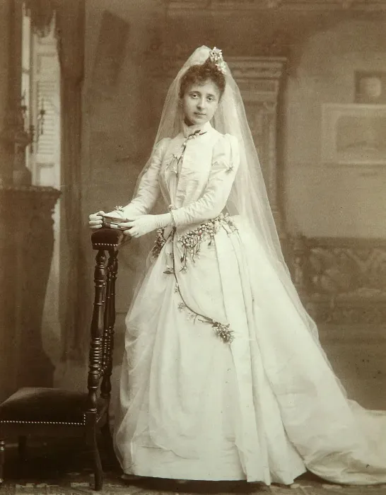 Framed Print : Wedding portrait, 1880s Framed Print : Wedding portrait, 1880s