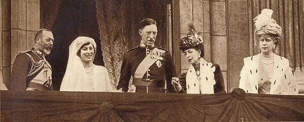 The wedding of Princess Mary and Viscount Lascelles, 28 February 1922 (1935)