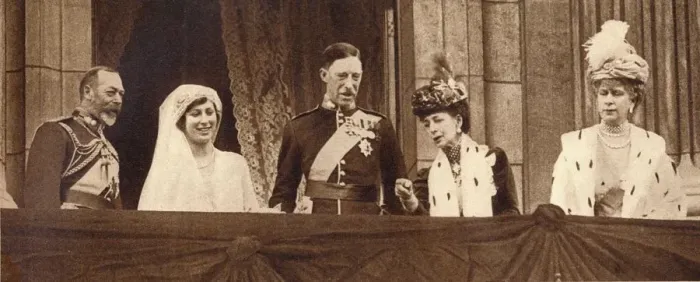 Framed Print : The wedding of Princess Mary and Viscount Lascelles, 28 February 1922 (1935) Framed Print : The wedding of Princess Mary and Viscount Lascelles, 28 February 1922 (1935)