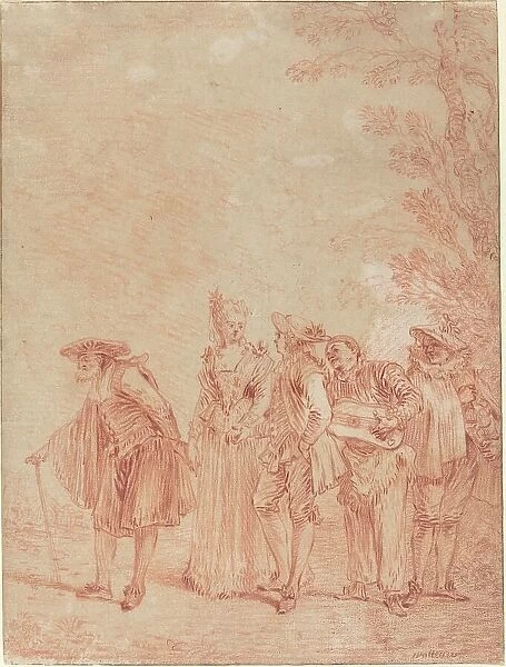 The Wedding Procession, c. 1712. Creator: Jean-Antoine Watteau