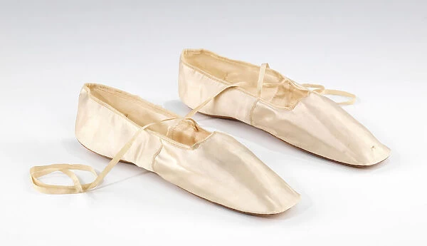 Wedding slippers, American, 1844. Creator: C. Middleton