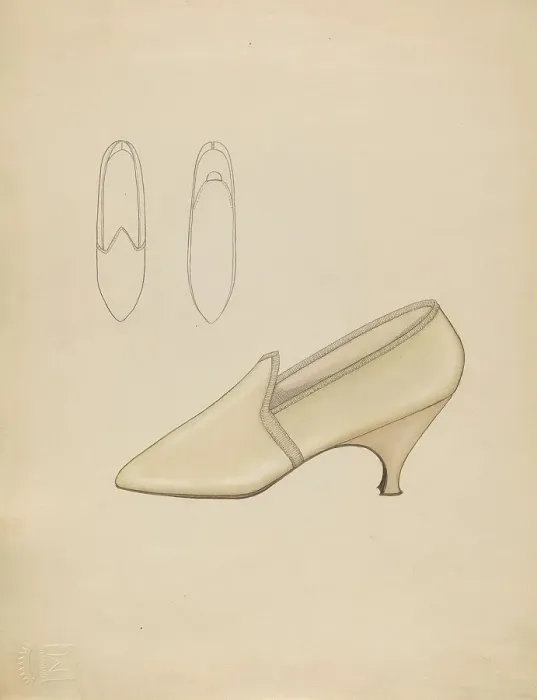 Framed Print : Wedding Slippers, c. 1936. Creator: Doris Beer Framed Print : Wedding Slippers, c. 1936. Creator: Doris Beer