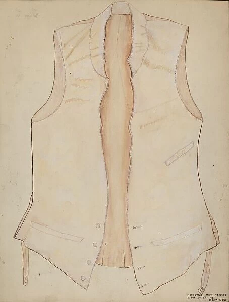 Wedding Vest, 1935  /  1942. Creator: Edna C. Rex