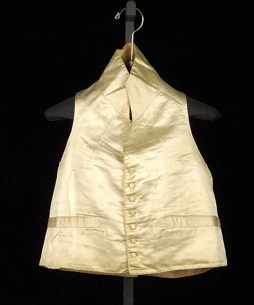 Wedding vest, British, 1808. Creator: Unknown